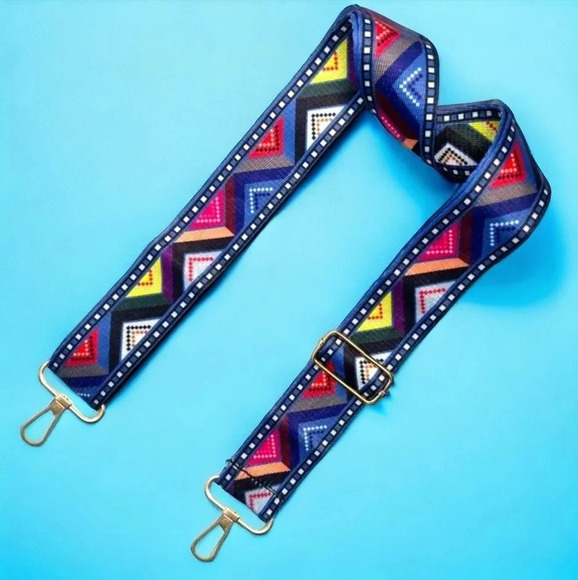 🆕️Boho Chic Colorful 🌈 Adjustable Shoulder Strap for Bags, Guitars & More 🌟 - Picture 7 of 11